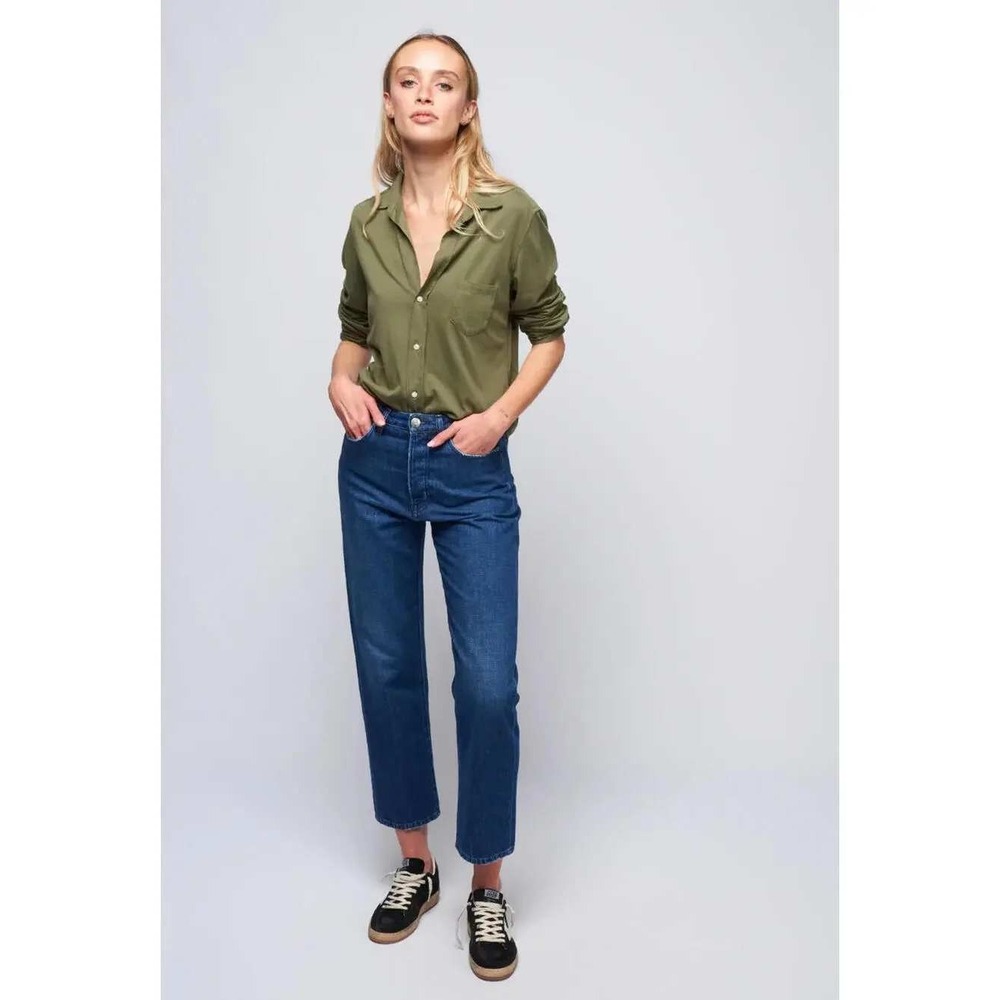 NWT 3x1 NYC Sabina Girlfriend Jeans Cropped Boutique Premium Quiet Luxury